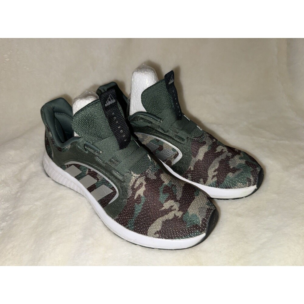 Adidas Shoes Women Size 8.5 Edge Lux 5 Camouflaged 3 Stripe Multipurpose NWT